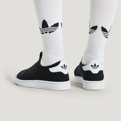 Adidas Superstar II Slipon Sneakers - Black / White - view 6