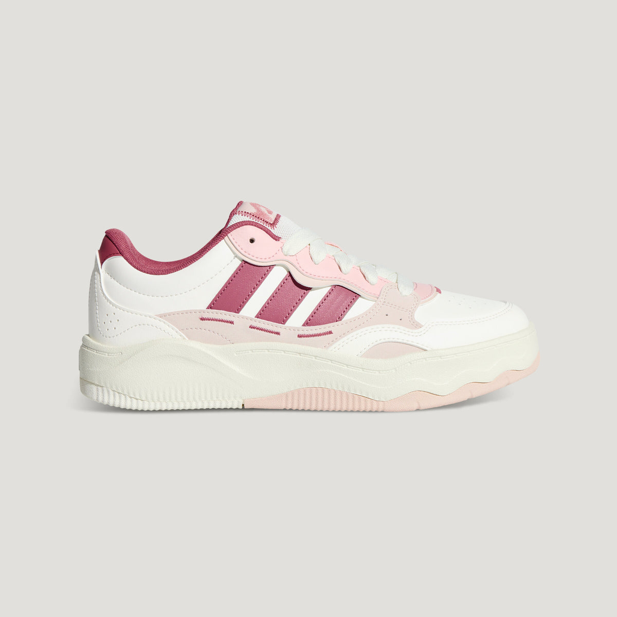 Adidas Lite Shuffle Sneakers - Crystal White / Black / Light Grey - view 3