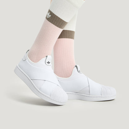 Adidas Superstar II Slipon Sneakers - Black / White - view 1