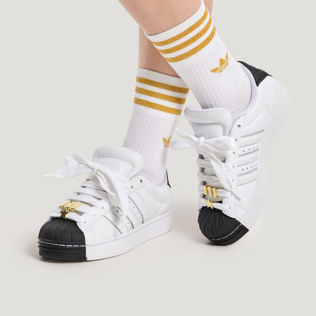 Adidas Superstar ST W Sneakers - White / Black / Gold - view 1