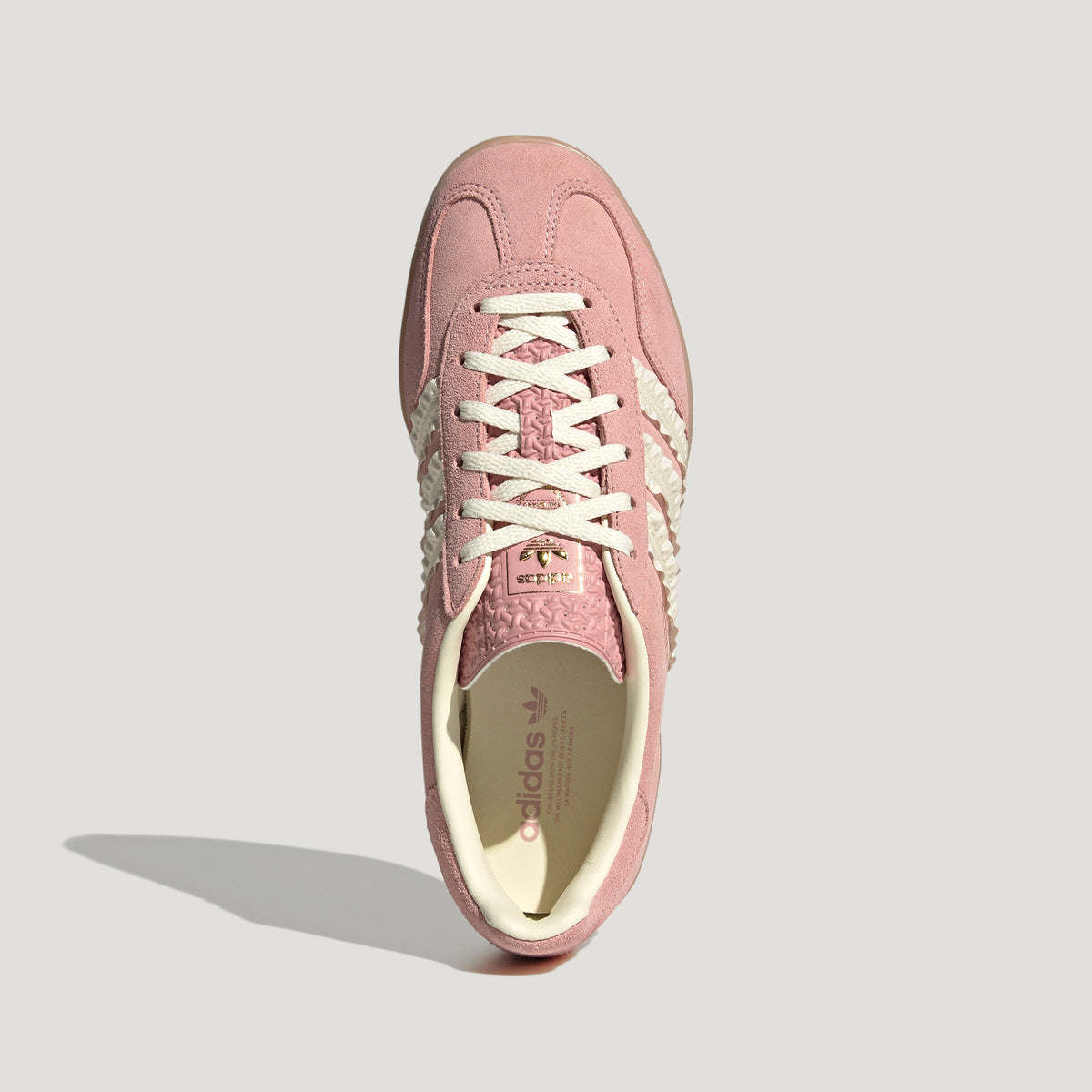 Adidas Gazelle Indoor W Sneakers - Wonder Mauve / Off White / Resin Yellow - view 5