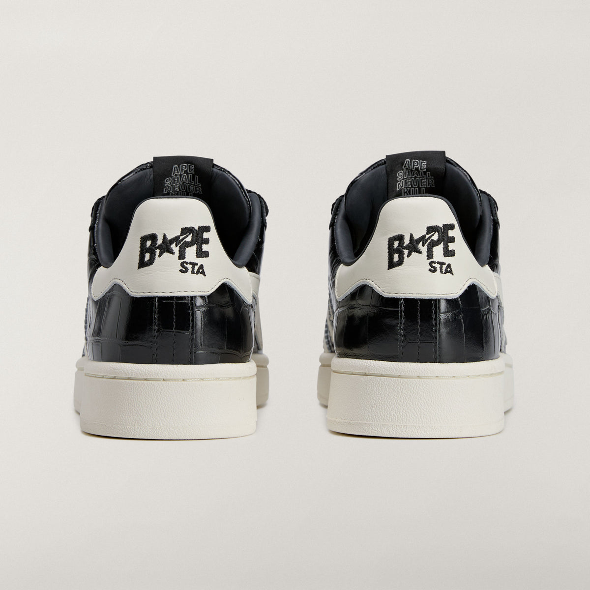 Adidas Campus 00S BAPE Sneakers - Black / Chalk White / Gold - view 7