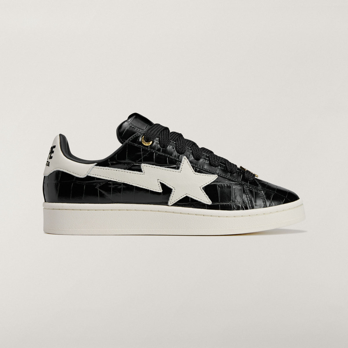 Adidas Campus 00S BAPE Sneakers - Black / Chalk White / Gold - view 1