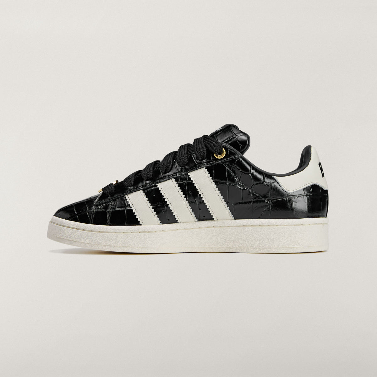 Adidas Campus 00S BAPE Sneakers - Black / Chalk White / Gold - view 3