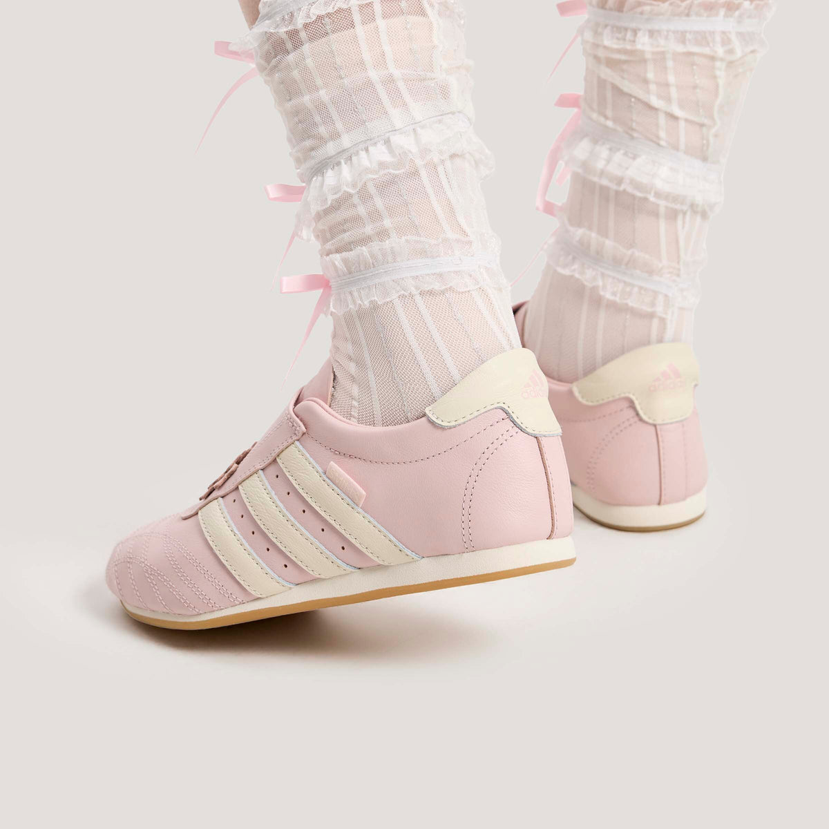Adidas Taekwondo W Sneakers - Light Pink / Off White / Resin Yellow - view 2