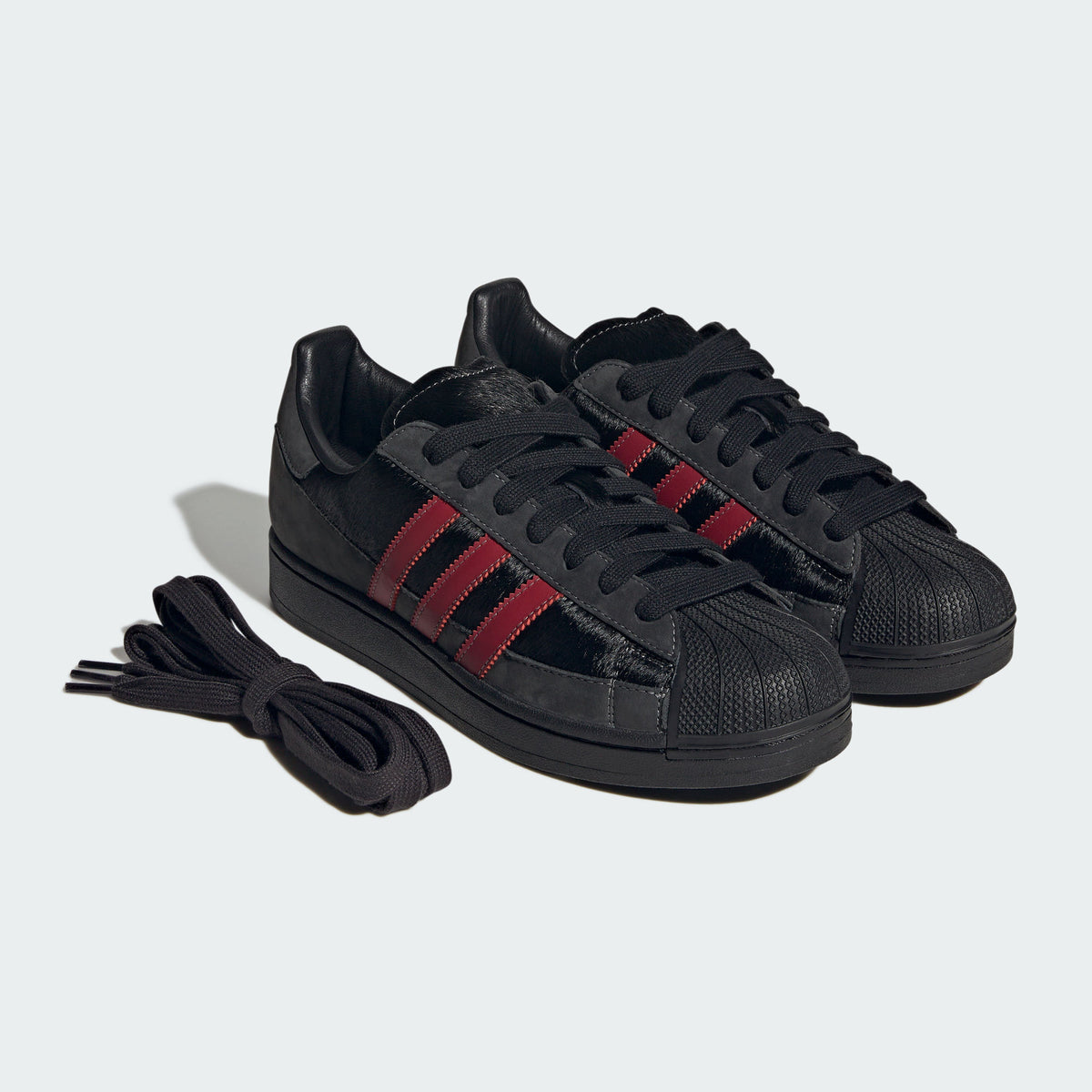 Adidas Superstar II MG Sneakers - Black / Victory Red / Carbon - view 7