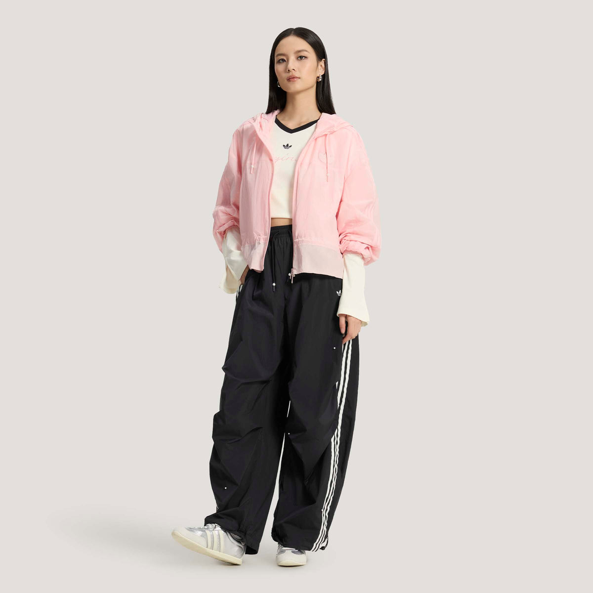 Adidas Changle Sneakers - Black / White / Off White - view 5