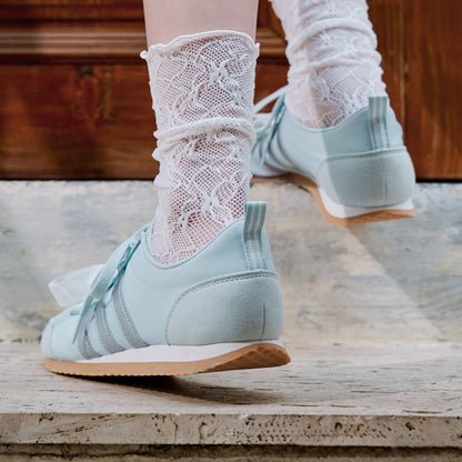 Adidas VS JOG 2.0 Sneakers - Light Sky Blue / Silver Metallic / Crystal White - view 2