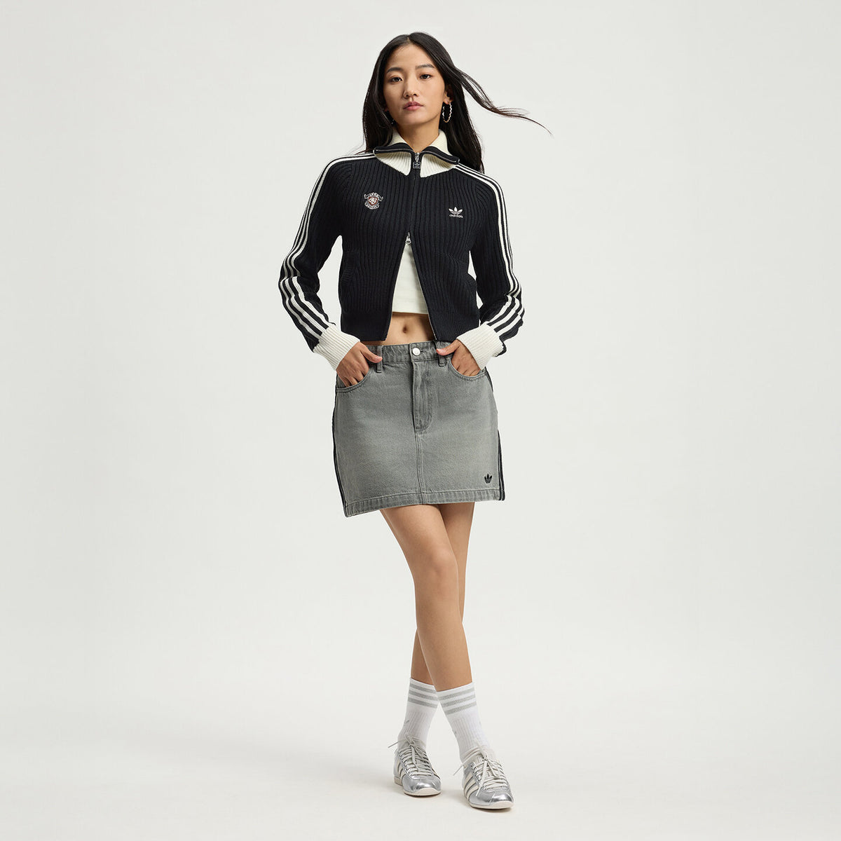 Adidas Adidas ANFU Sneakers - Silver Metallic / Off White - view 7