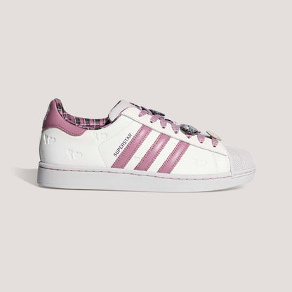 Adidas Superstar II Sneakers - Crystal White / Magic Mauve / Light Grey - view 1