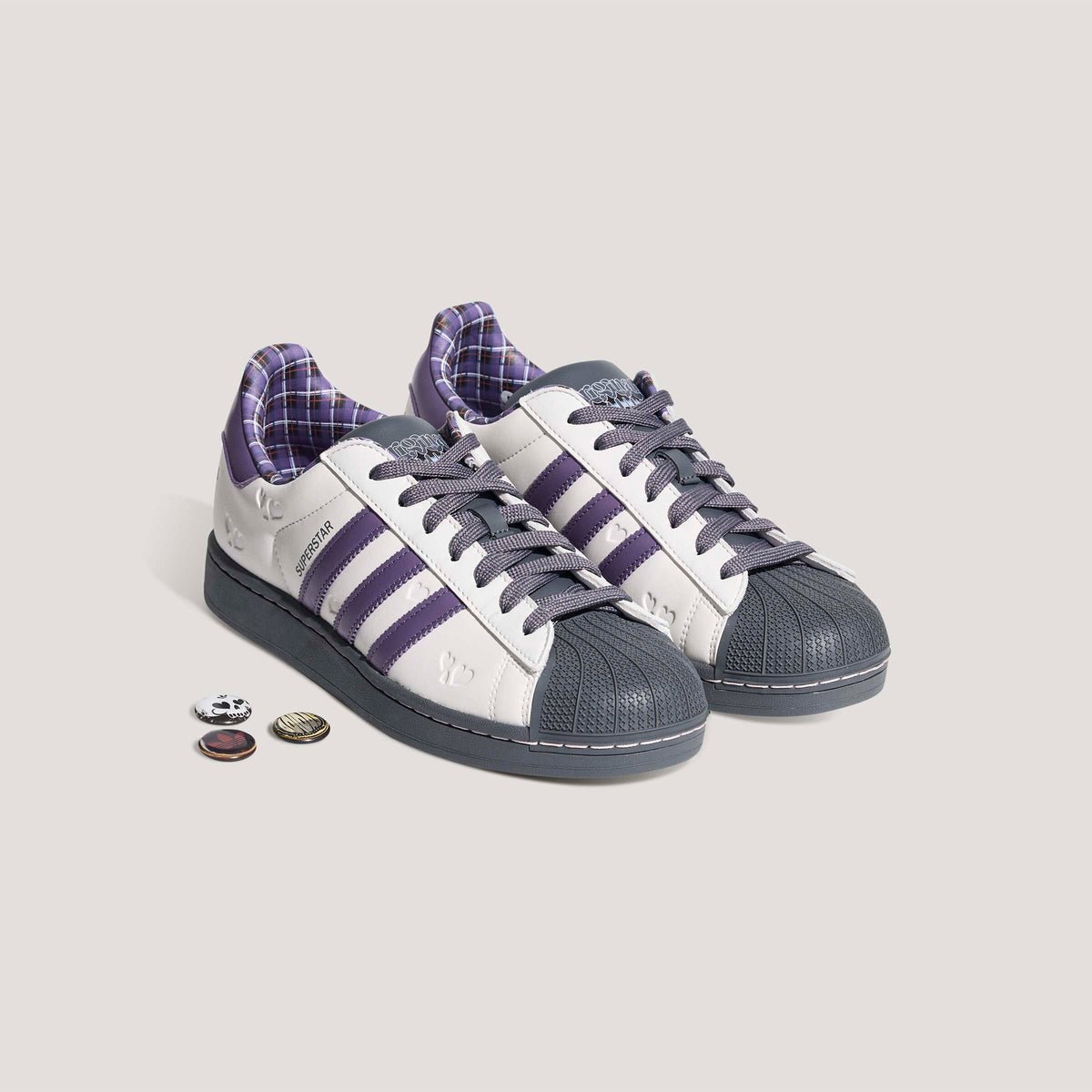 Adidas Superstar II Sneakers - Crystal White / Magic Mauve / Light Grey - view 7