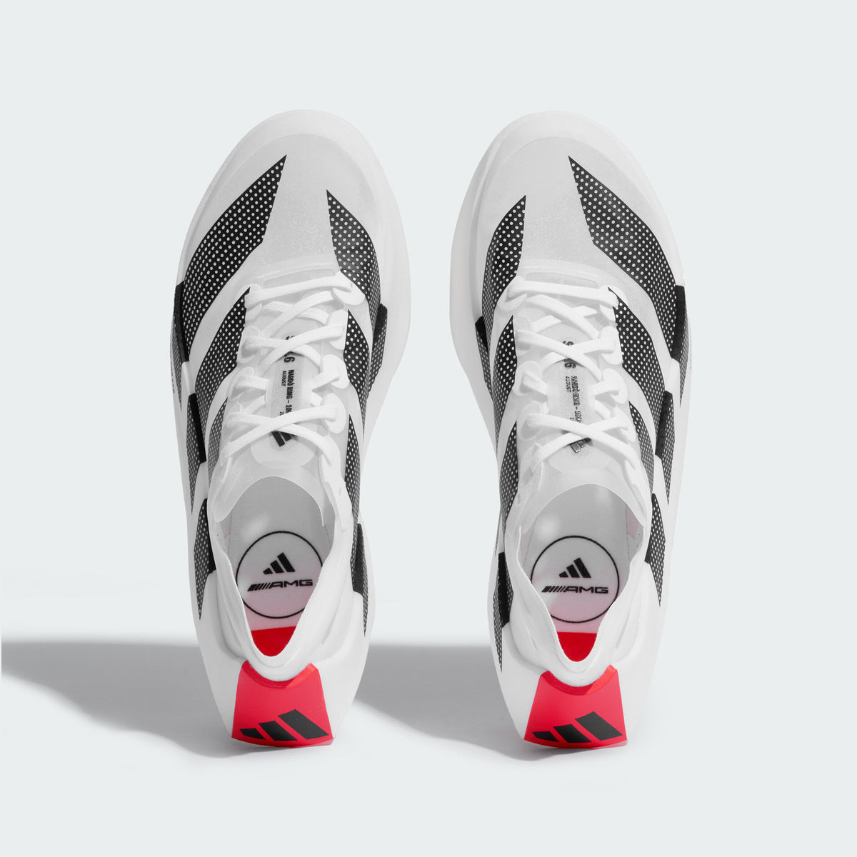 Adidas Adizero Prime x EVO Sneakers - White / Black / Bright Red - view 7