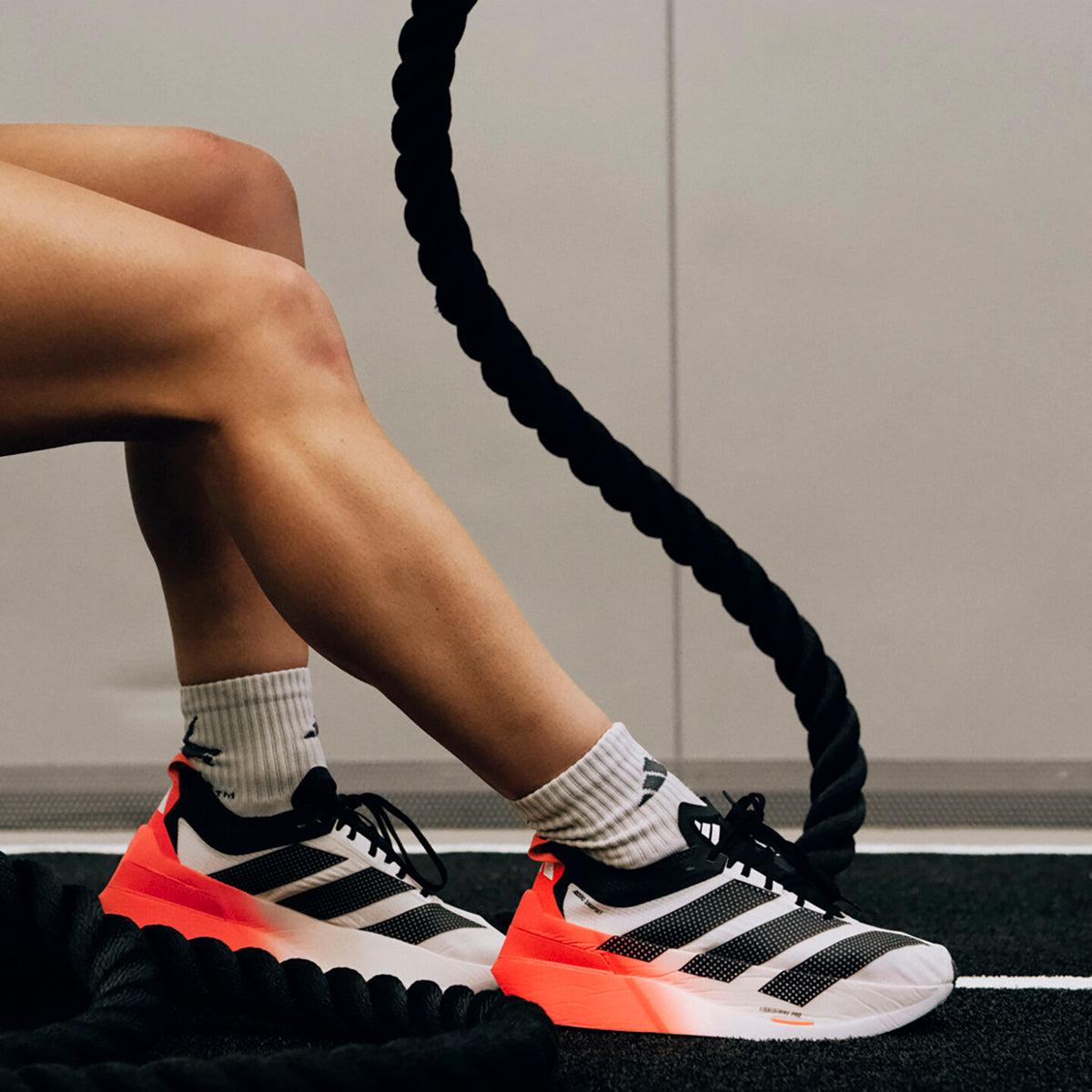 Adidas Adizero Dropset Elite Sneakers - White / Black - view 7