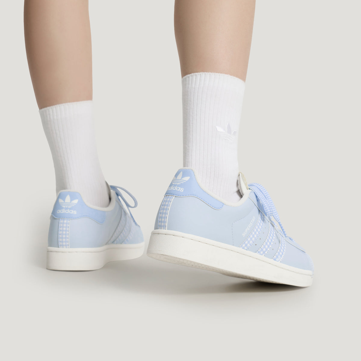 Adidas Superstar II Sneakers - Light Blue / Crystal White - view 3
