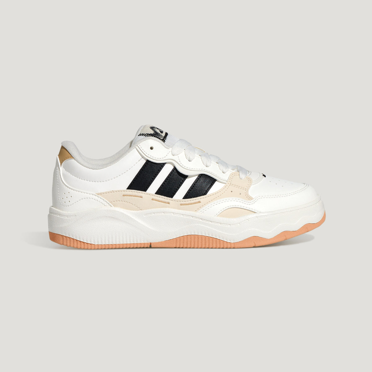 Adidas LITE Shuffle Sneakers - White / Pale Lilac / Light Purple - view 4