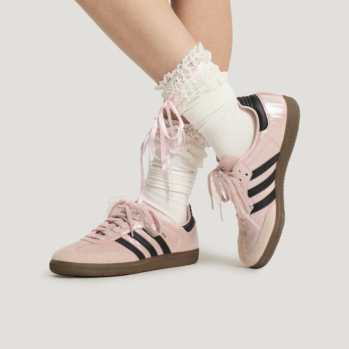 Adidas Samba OG W Sneakers - Light Pink / Black - view 8