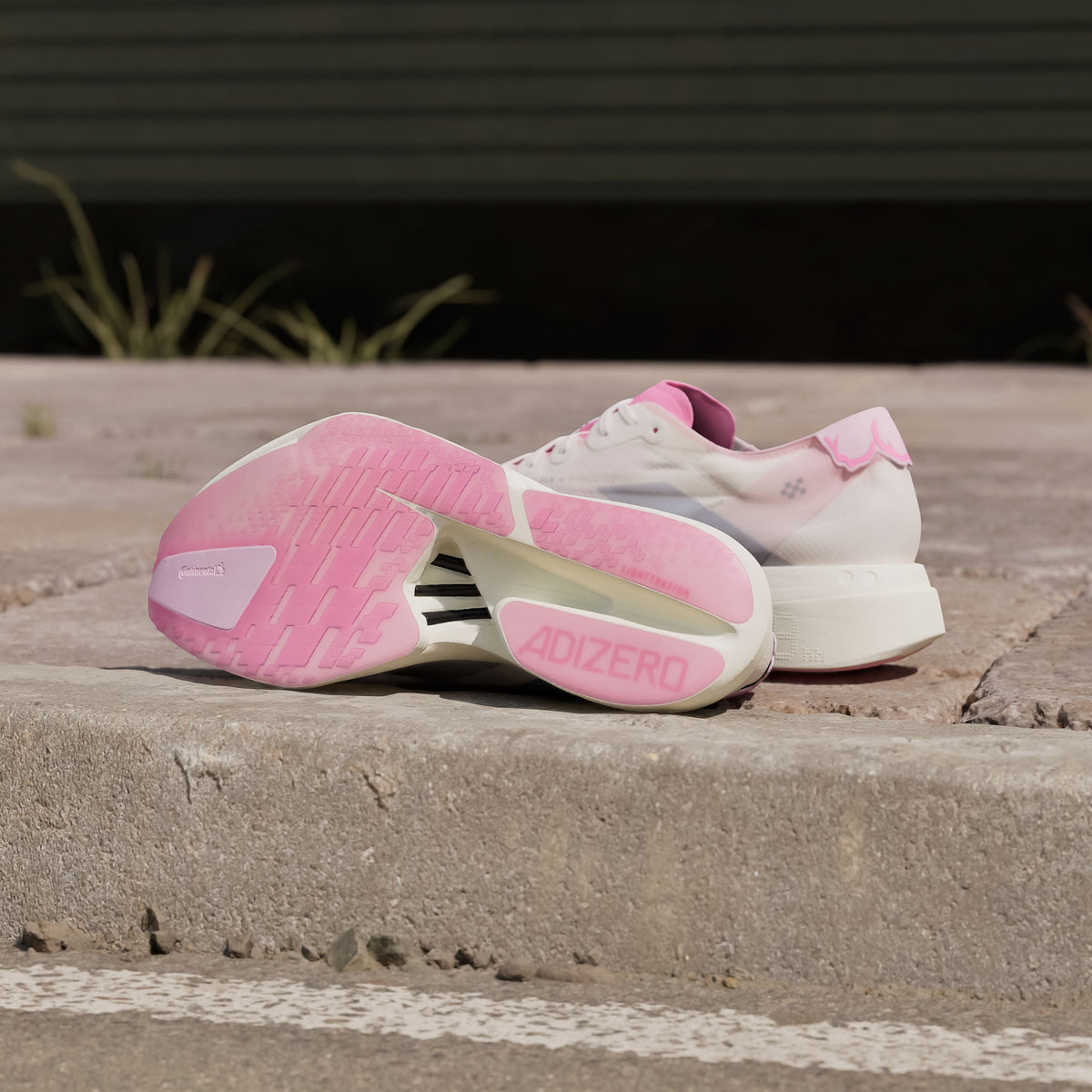 Adidas Adizero Adios PRO 4 M Sneakers - Crystal White / Silver Metallic / Blessed Pink - view 7