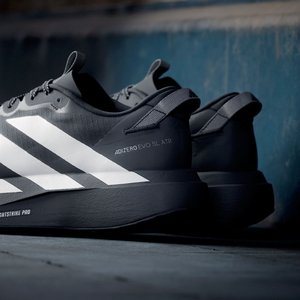 Adidas Adizero EVO SL ATR M Sneakers - Black / Silver Metallic / Dark Grey - view 8