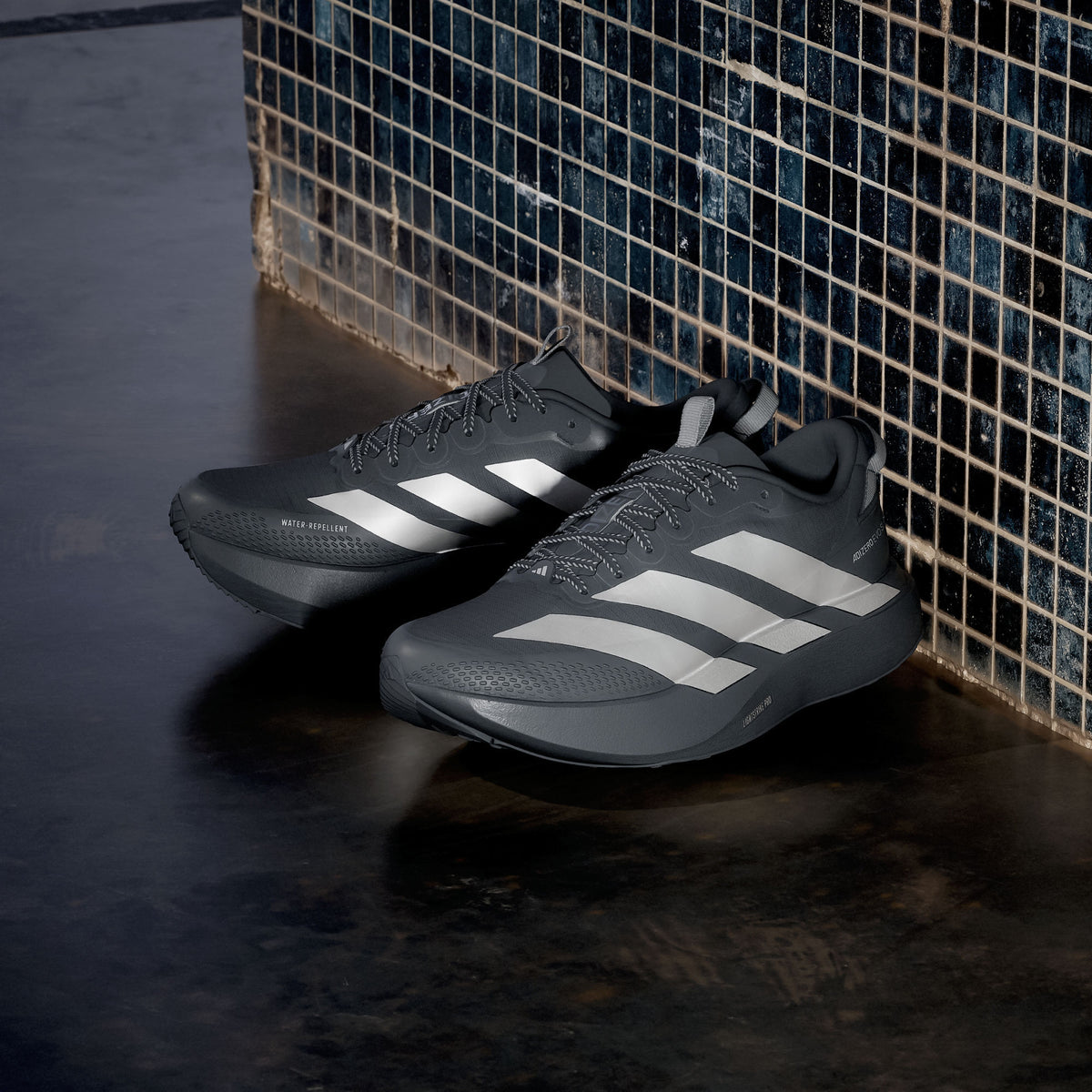 Adidas Adizero EVO SL ATR M Sneakers - Black / Silver Metallic / Dark Grey - view 3