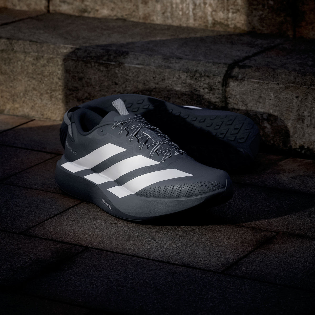 Adidas Adizero EVO SL ATR M Sneakers - Black / Silver Metallic / Dark Grey - view 6
