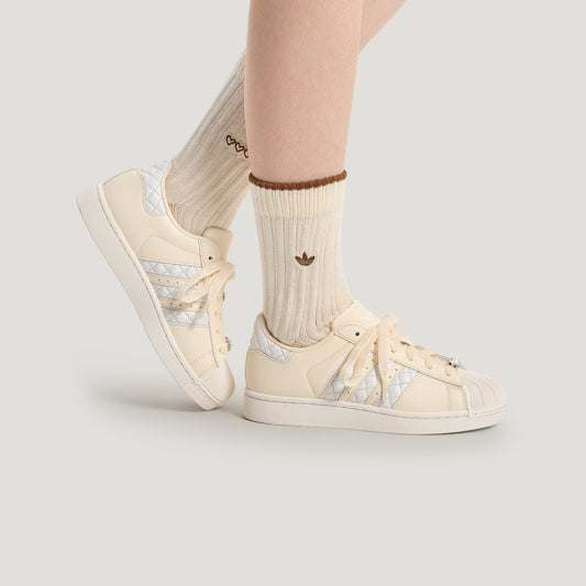 Adidas Superstar II Sneakers - Pale Beige / Crystal White - view 1