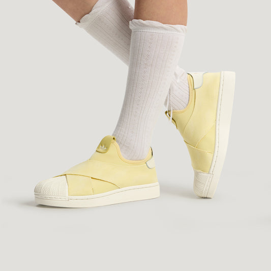 Adidas Superstar II Slipon Sneakers - Chalk White / Soft Ink Blue / Light Blue - view 1