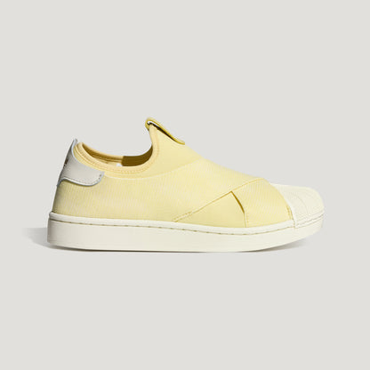 Adidas Superstar II Slipon Sneakers - Chalk White / Soft Ink Blue / Light Blue - view 4