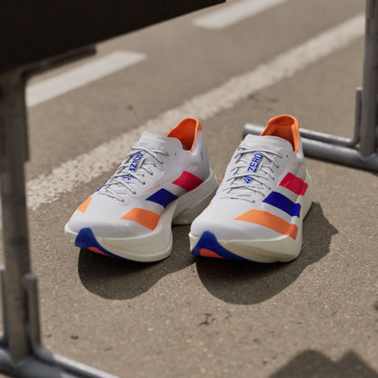Adidas Adizero Adios PRO 4 M Sneakers - White / Bright Red / Bright Blue - view 3