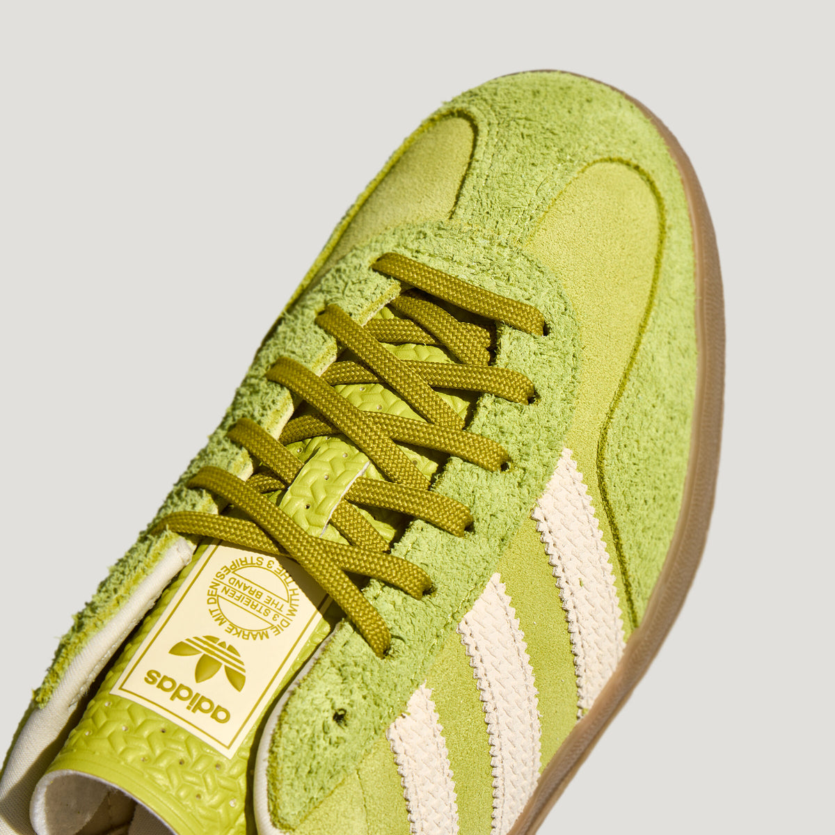 Adidas Gazelle Indoor Sneakers - Simple Green / Brown - view 4