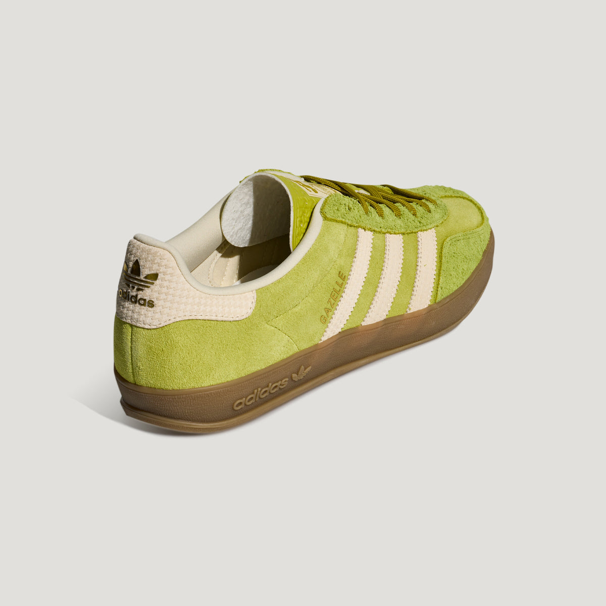 Adidas Gazelle Indoor Sneakers - Simple Green / Brown - view 3