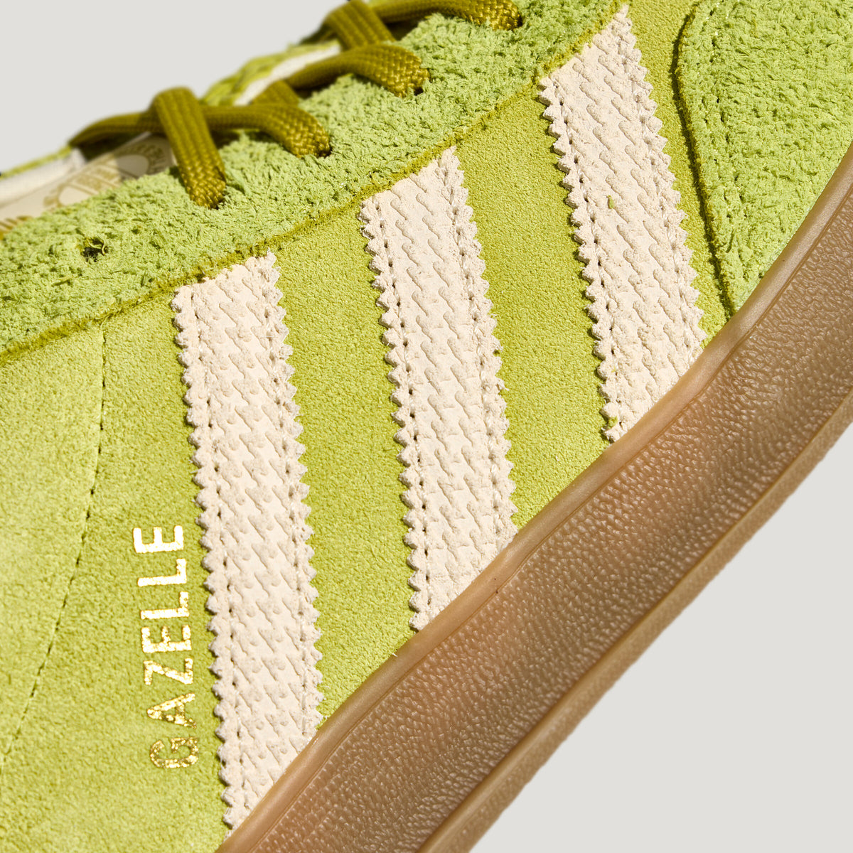 Adidas Gazelle Indoor Sneakers - Simple Green / Brown - view 7