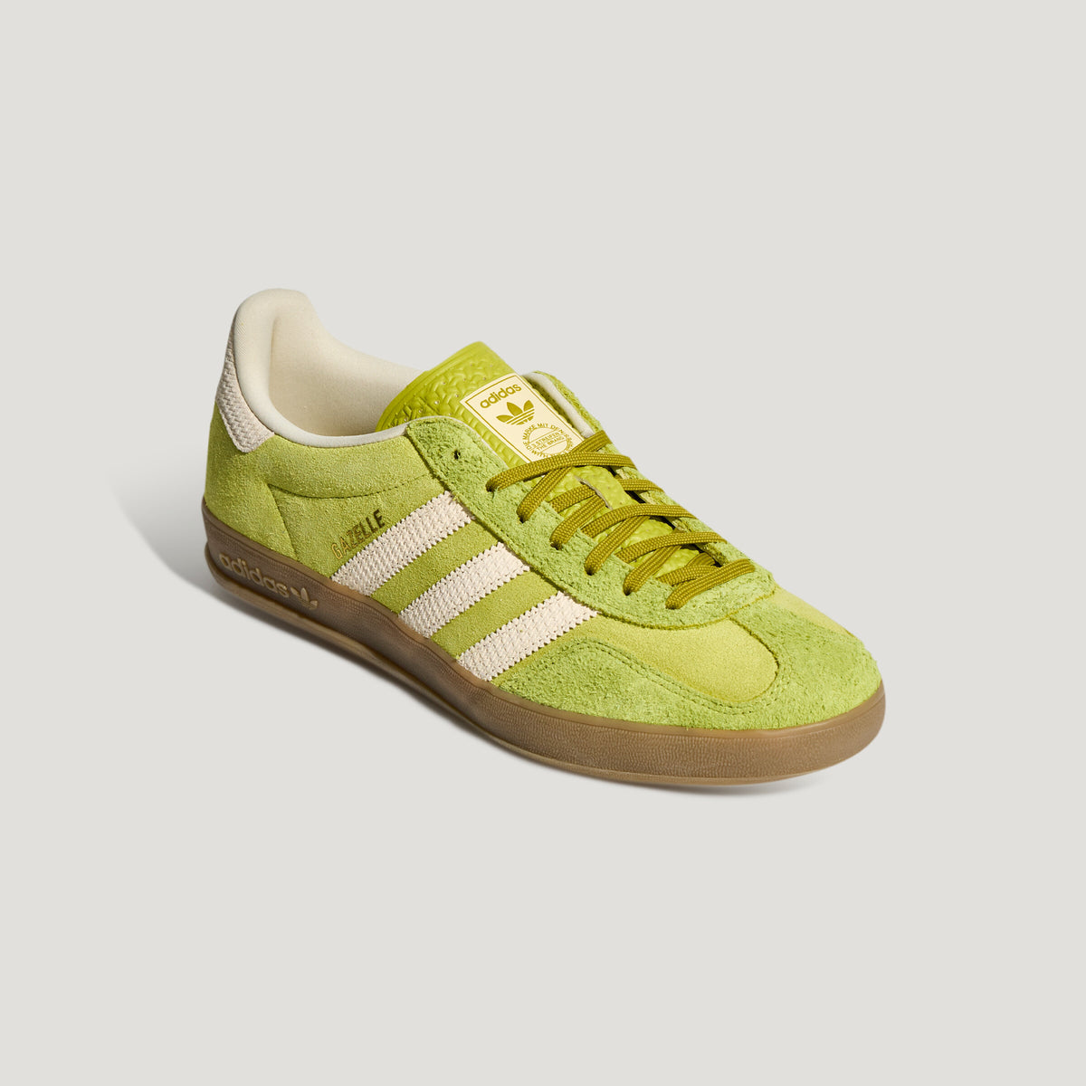 Adidas Gazelle Indoor Sneakers - Simple Green / Brown - view 2