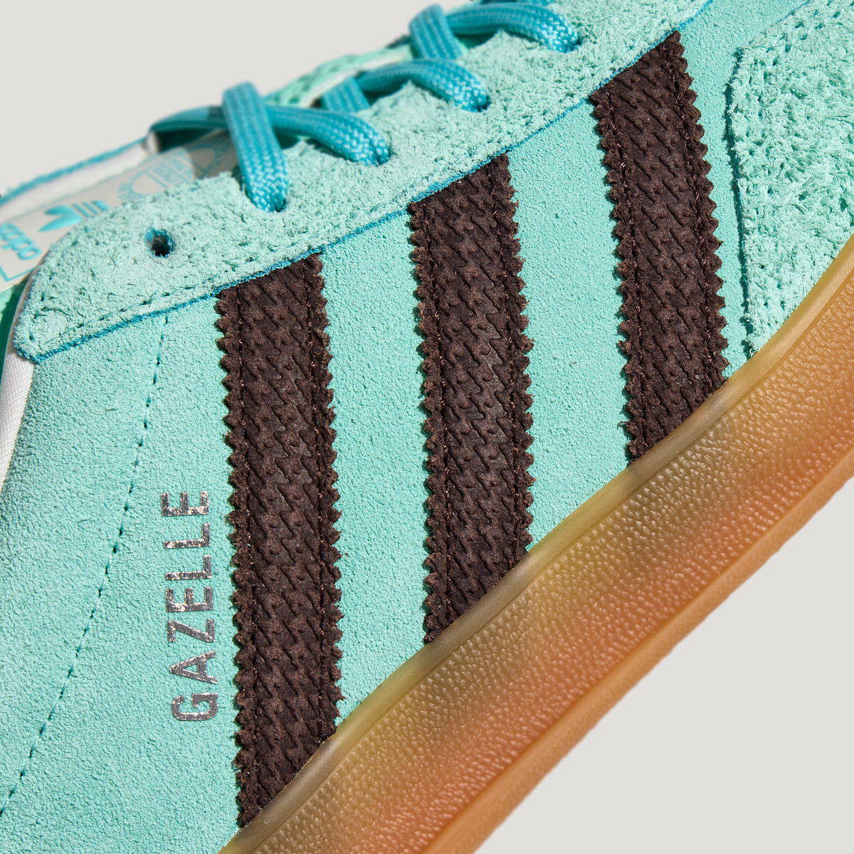 Adidas Gazelle Indoor Sneakers - Simple Green / Brown - view 7