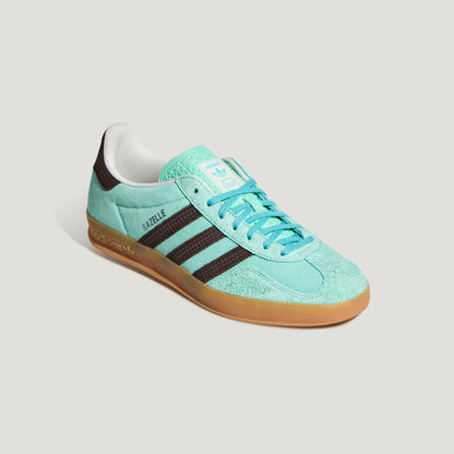 Adidas Gazelle Indoor Sneakers - Simple Green / Brown - view 2