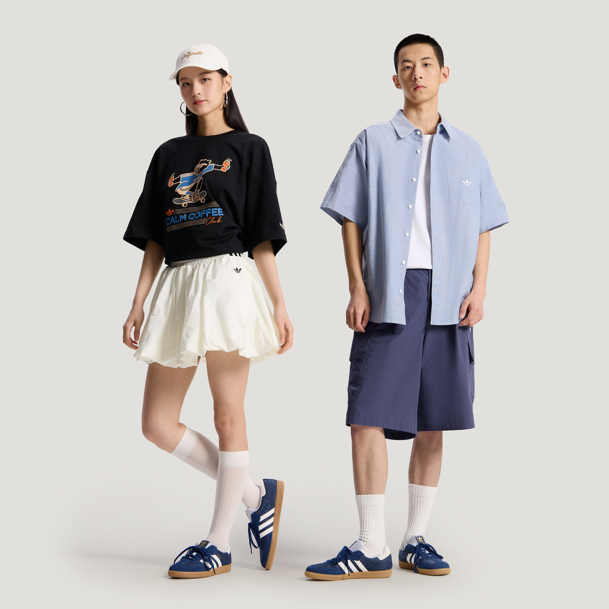 Adidas Samba OG Sneakers - Night Indigo / Crystal White / Light Silver - view 3