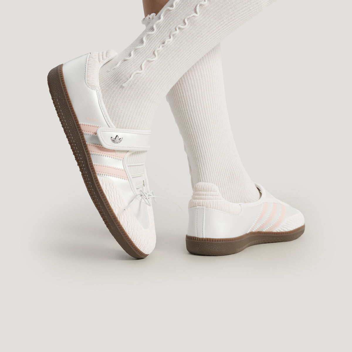 Adidas Samba JANE Sneakers - Crystal White / Pink White / Wonder Quartz - view 2