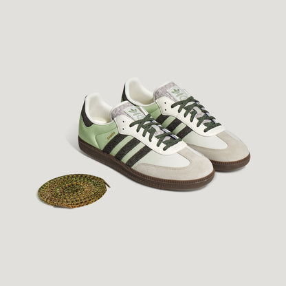 Adidas Samba OG Sneakers - Chalk White / Light Green / Light Grey - view 2
