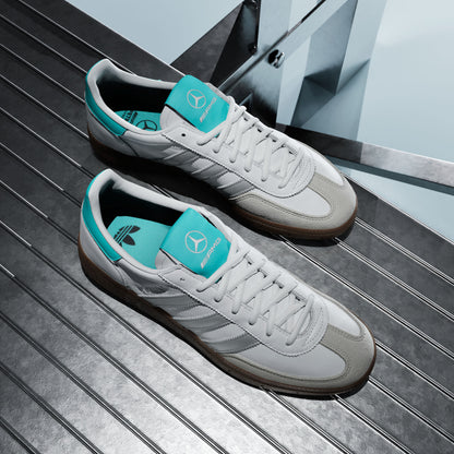 Adidas Handball Spezial MER Sneakers - White / Silver Metallic / Resin Yellow - view 3