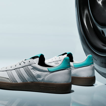 Adidas Handball Spezial MER Sneakers - White / Silver Metallic / Resin Yellow - view 5