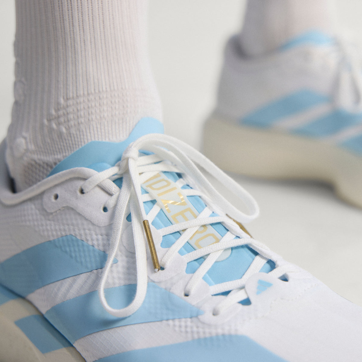 Adidas Adizero EVO SL Woven M Sneakers - White / Collegiate Red - view 6