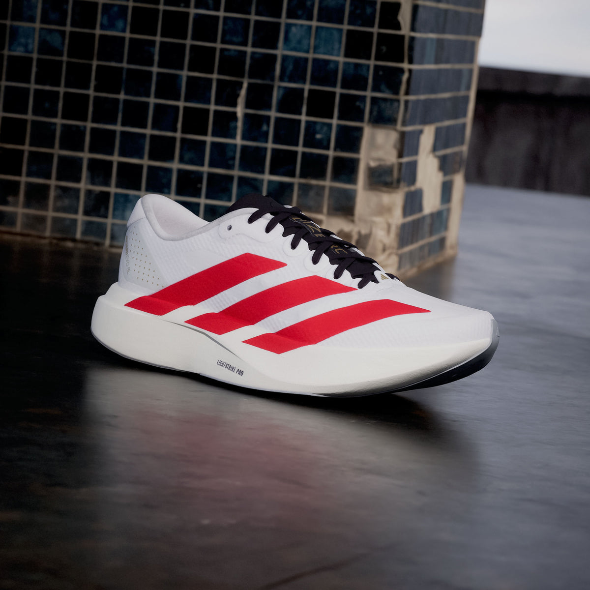 Adidas Adizero EVO SL Woven W Sneakers - White / Clear Blue - view 2
