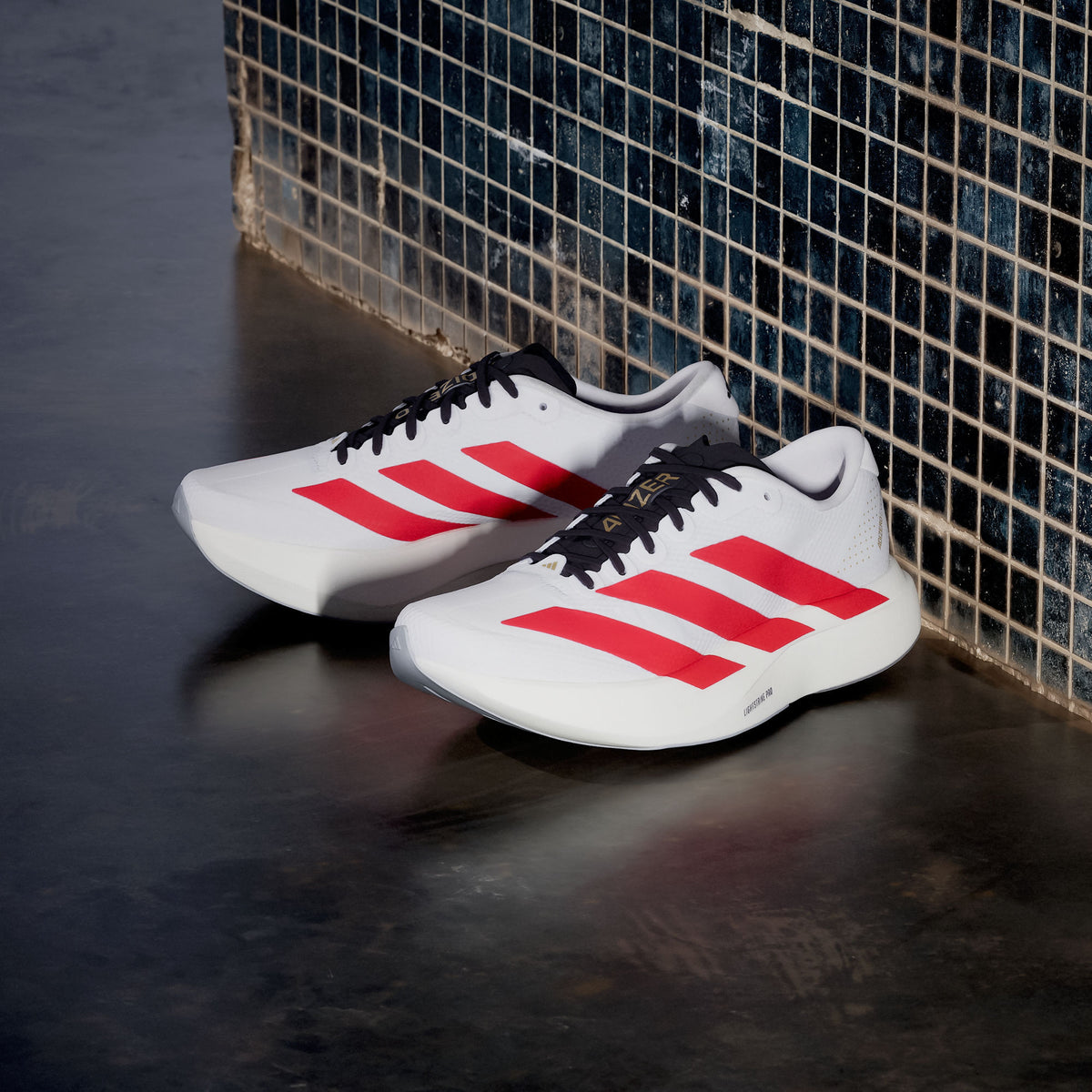 Adidas Adizero EVO SL Woven W Sneakers - White / Clear Blue - view 4