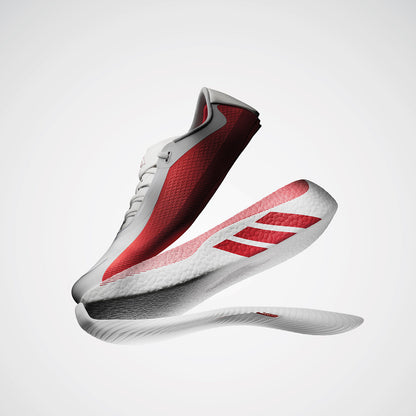 Adidas Hyperboost EDGE W Sneakers - White / Pure Ruby / White Metallic - view 5