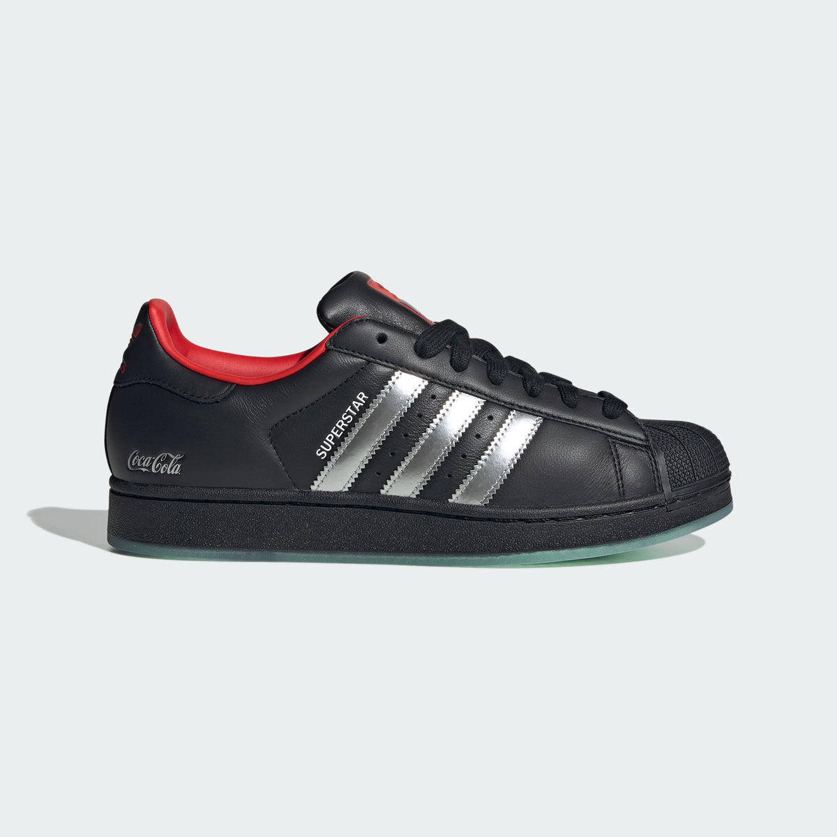 Adidas Superstar II COCA-COLA Sneakers - Black / Silver Metallic / Red - view 1