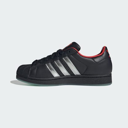 Adidas Superstar II COCA-COLA Sneakers - Black / Silver Metallic / Red - view 3