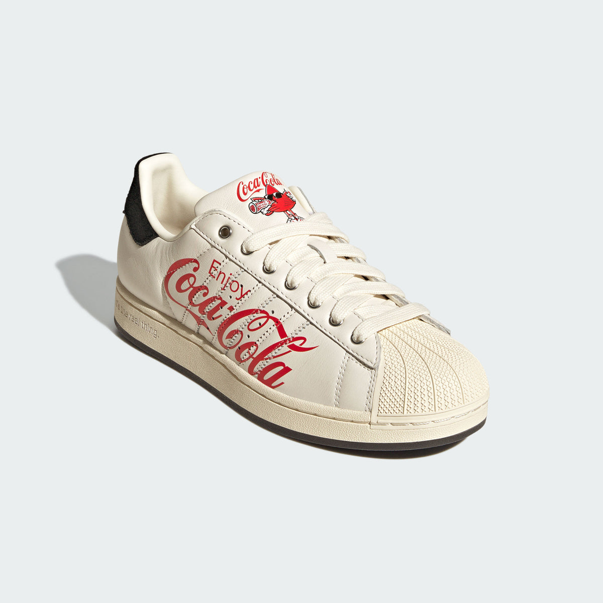 Adidas Superstar II COCA-COLA Sneakers - Crystal White / Black / Off White - view 6