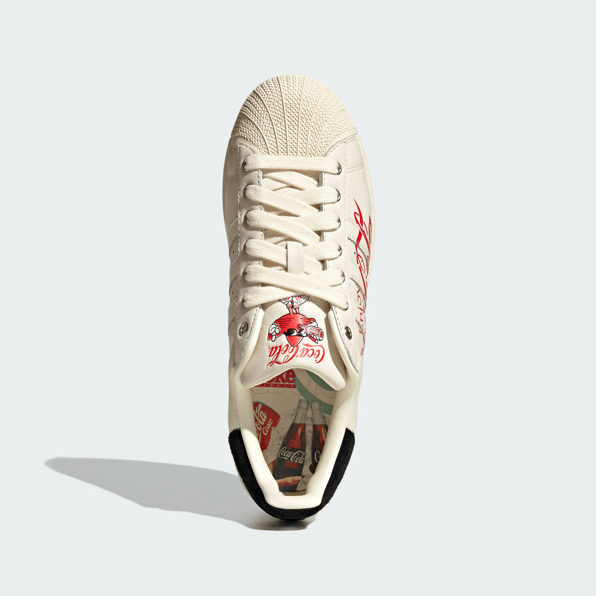 Adidas Superstar II COCA-COLA Sneakers - Crystal White / Black / Off White - view 4