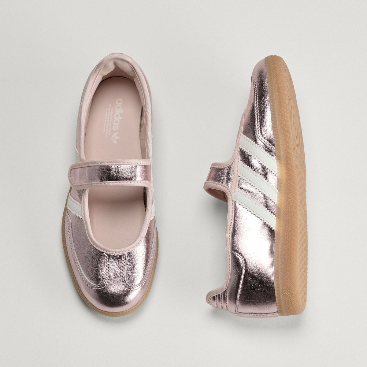Adidas Samba JANE Sneakers - Silver Metallic / Chalk White - view 6