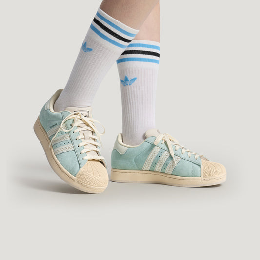 Adidas Superstar II Sneakers - Clear Blue / Chalk White - view 1