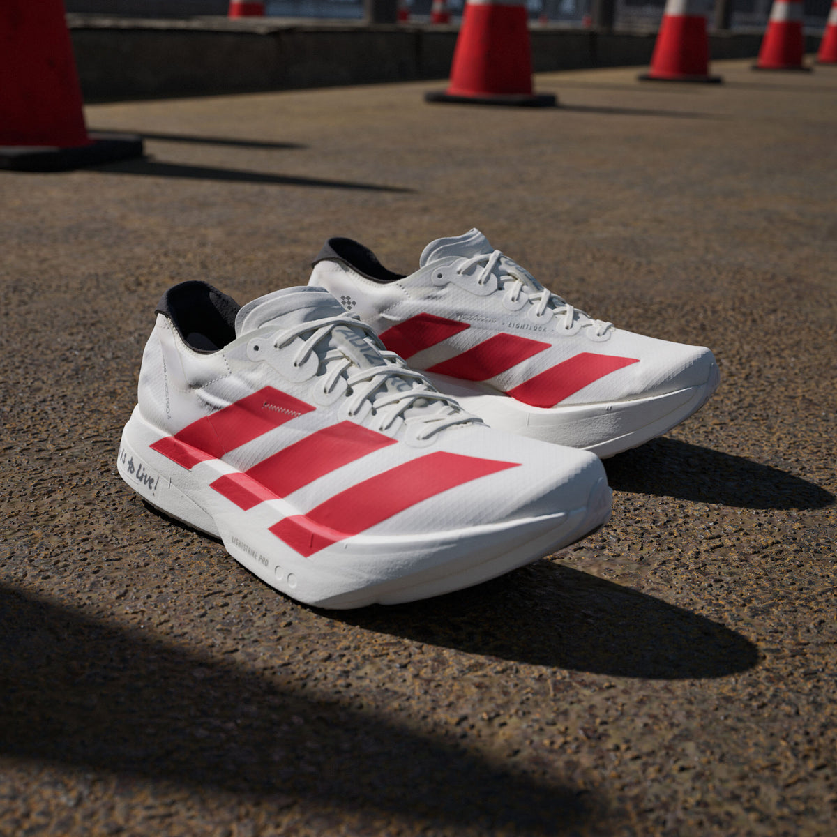 Adidas Adizero Adios PRO 4 M Sneakers - Blue / White / Magic Lime - view 5